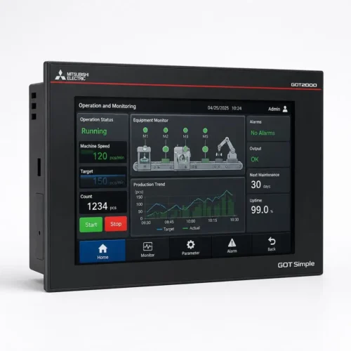 IMG 0339 Mitsubishi GS2110-WTBD-N 10-Inch HMI – GOT Simple GS21 Series